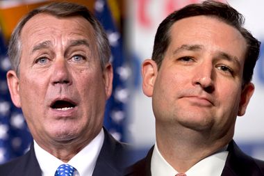 Image for Ted Cruz's war on John Boehner: The speaker loses control to the Tea Party
