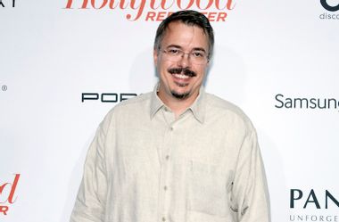 Vince Gilligan, creator of the television series "Breaking Bad", arrives at The Hollywood Reporter's Emmy party in West Hollywood