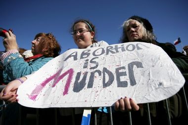 Image for Kansas antiabortion activist suggests ban on fetal 