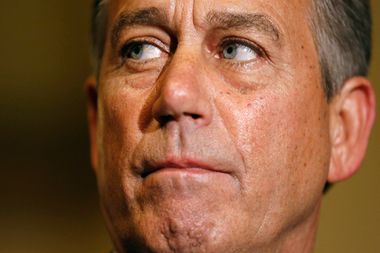 Image for Boehner's wimpiness exposed, as Democrats call his bluff
