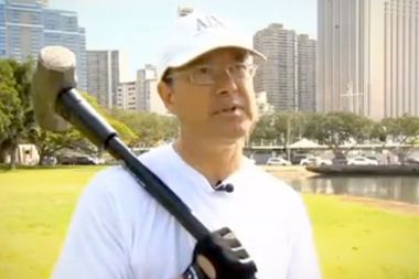 Image for Hawaii state representative ends his anti-homeless sledgehammer campaign