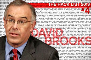 Image for Hack List No. 4: David Brooks