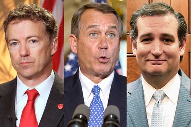 Image for GOP's pitiful, non-existent agenda: Can these cowards win by failing?
