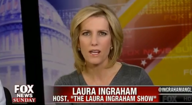 Image for Laura Ingraham, still awful: Profiles Muslims in hateful live tweet of D.C. plane evacuation which turns out to be nothing