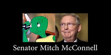 Image for Tea Partyer Dwayne Stovall says Mitch McConnell looks like a turtle in superbly silly attack ad