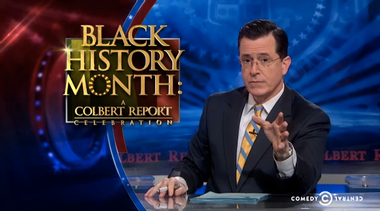 Image for Must-see morning clip: Stephen Colbert learns just how racist America really is