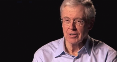 Image for Charles Koch's brazen lie: I'm not powerful, I'm just a humble 