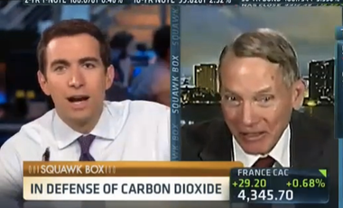 Image for CNBC invites climate denier on-air to explain why the 