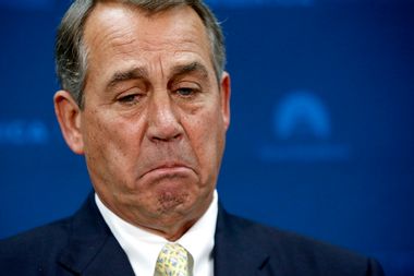 Image for GOP's big shutdown dilemma: Will Boehner get embarrassed again?