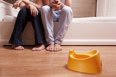 Image for Potty training might just break me