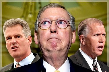 Image for GOP's absurd Obamacare turnaround: Senate candidates caught in 