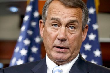 Image for Boehner contracts amnesia: Speaker completely forgets a whole year!