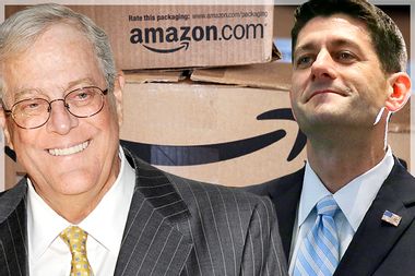 Image for A tale of two books: Why is Amazon giving special treatment to Paul Ryan?