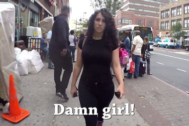 Image for Woman walks around New York for a day, is catcalled more than 100 times