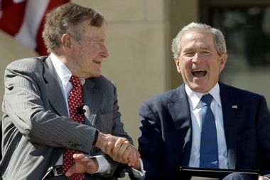 Image for Bush on Bush: Dubya's frequently touching, often maddening portrait of his father  