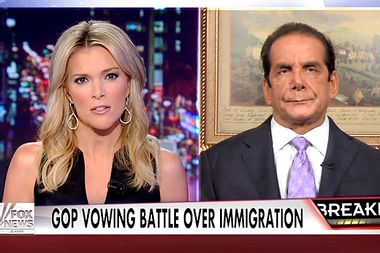 Image for Fox revs up impeachment lunacy, with Krauthammer at the wheel