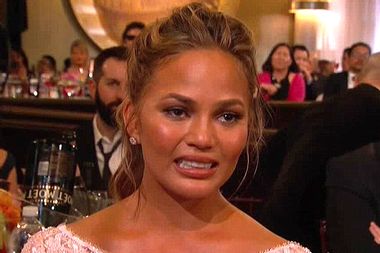 Image for Chrissy Teigen becomes a Golden Globes meme: Why we're obsessed with women's cryfaces