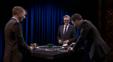Image for Colin Firth and Jimmy Fallon play a ridiculous game of catchphrase 