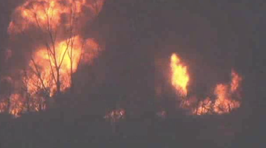 Image for Massive explosions follow West Virginia oil train derailment