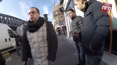 Image for Journalist films 10 hours of anti-semitic street harassment in Paris