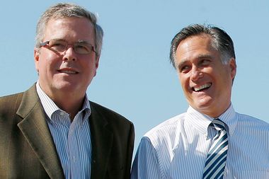 Jeb Bush, Mitt Romney