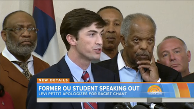 Image for SAE frat member apologizes for racist chant: 