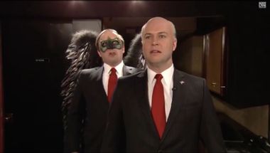 Image for Watch Rudy Giuliani transform into Birdman on “SNL”