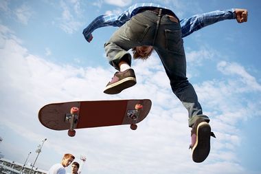 Skateboard Fall