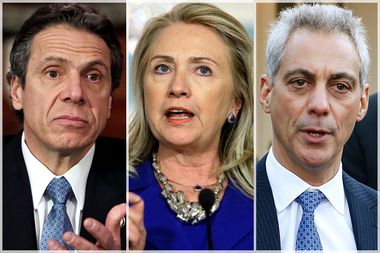 Andrew Cuomo, Hillary Clinton, Rahm Emanuel