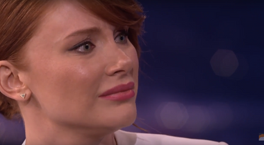 Image for Watch Bryce Dallas Howard prove she is the world's best on-command crier