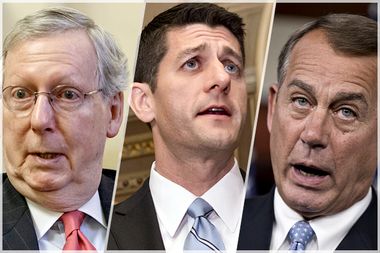 Mitch McConnell, Paul Ryan, John Boehner