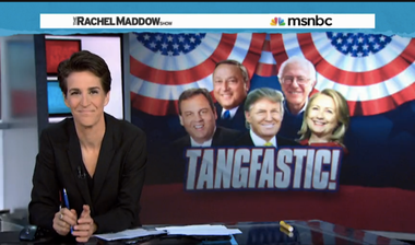 Image for Chris Christie completely befuddles Rachel Maddow after accepting endorsement from corrupt Maine governor