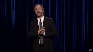 Image for Judd Apatow unleashes blistering Cosby impression on 