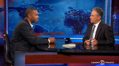 Image for Ta-Nehisi Coates tells Jon Stewart that America’s optimism is misplaced: The arc of history “bends toward chaos”