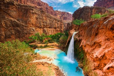 Waterfall at Grand Canyon National Park
