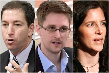 Glenn Greenwald, Edward Snowden, Laura Poitras