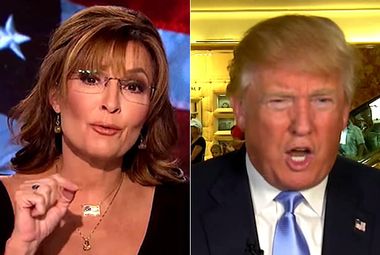 Image for Sarah Palin and Donald Trump whine about 