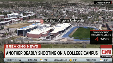 Image for Again: One dead, three injured in Arizona campus shooting