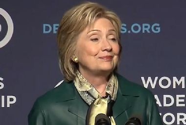Image for Hillary Clinton takes a well-deserved post-Benghazi victory lap at the DNC's Women's Leadership Forum