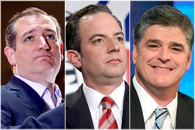 Ted Cruz, Reince Priebus, Sean Hannity