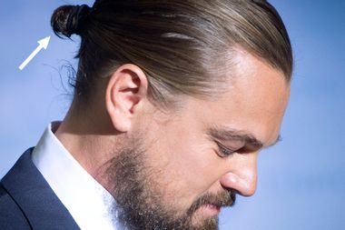 Actor Leonardo DiCaprio is pictured during a photo opportunity during a ceremony to be named a "United Nations Messenger of Peace" with a special focus on climate change at the United Nations headquarters in the Manhattan borough of New York