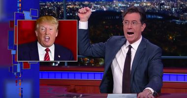 Image for Stephen Colbert unleashes on Donald Trump: 