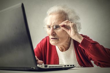 Woman at Computer