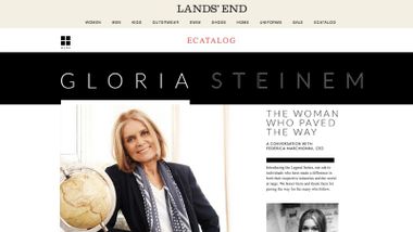 Image for Conservative, anti-choice customers force Lands' End to scrub interview with Gloria Steinem
