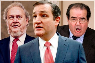 Robert Bork, Ted Cruz, Antonin Scalia