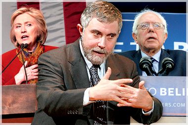 Hillary Clinton, Paul Krugman, Bernie Sanders