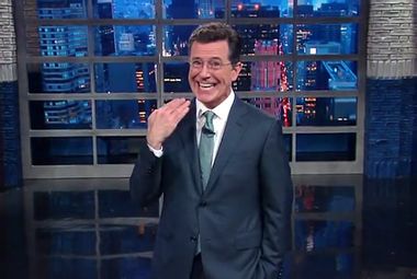 Image for WATCH: Stephen Colbert tells plagiarists Led Zeppelin the brutal truth: 