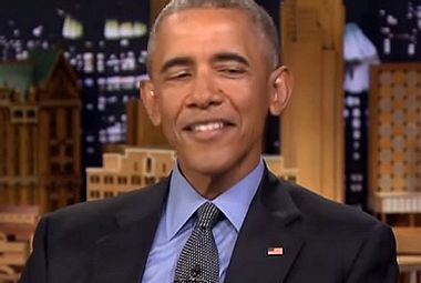 Image for Obama rips the GOP on The Tonight Show: Republicans might not be happy with Trump as nominee, but 