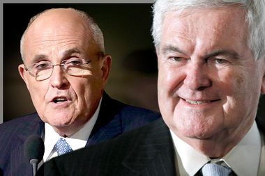 Rudy Giuliani; Newt Gingrich
