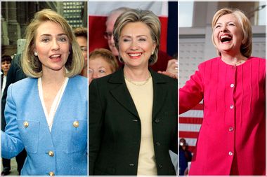 Hillary Clinton through the years